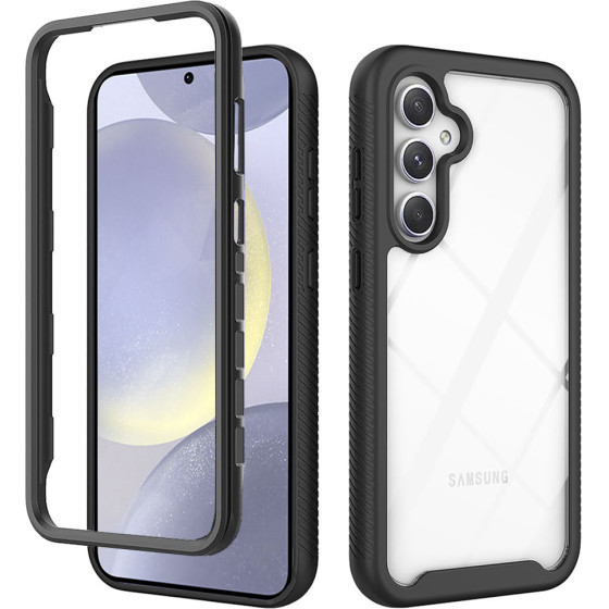 Techsuit - Defense360 Pro + Screen Protector - Samsung Galaxy S24 Plus - Black