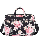 CanvasArtisan - Laptop Briefcase (H40-C22) - for 13-14 inch Devices, Zipper, Polyester - Black - (H40-C22;BLACK;13)