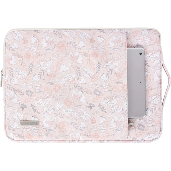 CanvasArtisan - Laptop Handbag (G4-89) - for 13-14 inch Devices, Zipper, Eco Leather - Pink