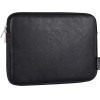 CanvasArtisan - Laptop Sleeve (L36-M01) - for 13-14 inch Devices, Zipper, Eco Leather - Black