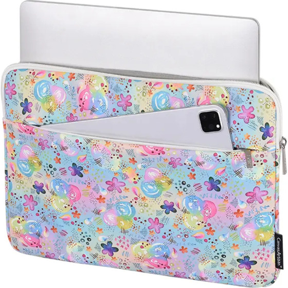 CanvasArtisan - Laptop Sleeve - for 13-14 inch Devices, Zipper, Polyester - Multicolour - (H80-11)