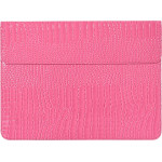CanvasArtisan - Slim Laptop Sleeve (EL32-P01) - for 13-14 inch Devices, Eco Leather - Pink