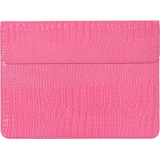 CanvasArtisan - Slim Laptop Sleeve (EL32-P01) - for 13-14 inch Devices, Eco Leather - Pink