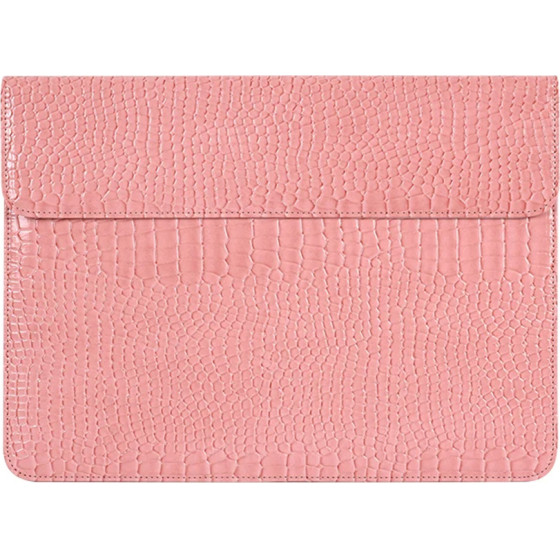 CanvasArtisan - Slim Laptop Sleeve (EL32-P01) - for 13-14 inch Devices, Eco Leather - Dark Pink