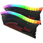 Dato - (2 pack) Computer Memory Ares Armor - for Desktop, DDR4, Gaming, 16GBx2, 3600MHz, CL18 - Black - (AMRGB16GX232G36K)