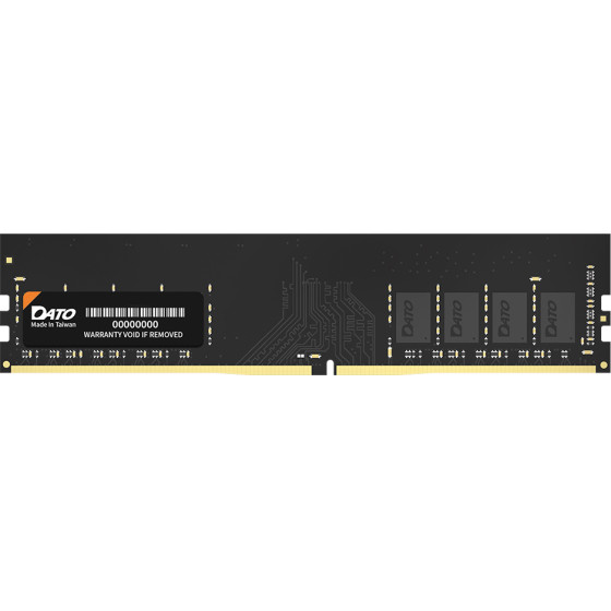 Dato - Computer Memory - for Desktop, DDR4, RAM, 8GB, 2400MHz - Black - (DT8G4DU24)