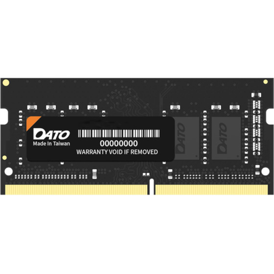 Dato - Computer Memory - for Laptop, DDR4, RAM, 4GB, 3200MHz - Black - (DT4G4DS32)