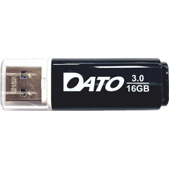 Dato - Memory Stick DB8002U3K - USB 3.0 FlashDrive, 16GB, Read 30MB/s, Write 10MB/s - Black - (DB8002U3K-16G)