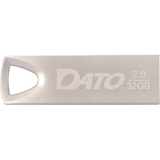 Dato - Memory Stick DS7016 - USB 2.0 FlashDrive, 32GB, Read 9MB/s, Write 5MB/s - Silver - (DS7016-32G)