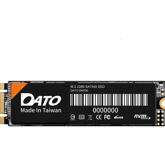 Dato - Internal Solid State Drive SSD DM700 - SATAIII, 512GB, Interface PC M.2 SATA3, 535MB/s - Black - (DM700SSD-512GB)