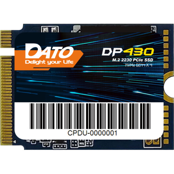 Dato - Internal Solid State Drive SSD DP430 - PCIe Gen4x4, 2TB, Interface PCIe Gen4x4, 5000MB/s - Black - (DP430SSD-2TB)
