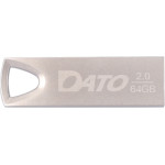 Dato - Memory Stick DS7016 (DS7016-64G) - USB 2.0 FlashDrive, 64GB, Read 9MB/s, Write 5MB/s - Silver