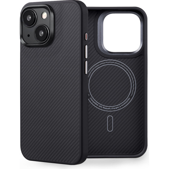 Edizard - Pro MagSafe Case - iPhone 15 Plus - Black