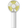 JisuLife - Premium Portable Mini Fan Life1 (FA20) - USB-C Rechargeable, 3 Wind Speeds, 2000mAh - White - (FA20;WHITE)