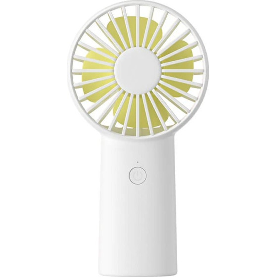 JisuLife - Premium Portable Mini Fan Life6 (FA20X) - USB-C Rechargeable, 3 Wind Speeds, 4000mAh - White - (FA20X;WHITE)