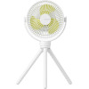 JisuLife - Premium Table Baby Fan Life1 (FA24) - Portable, 4000mAh, 4 Speeds - Pure White - (FA24;WHITE)