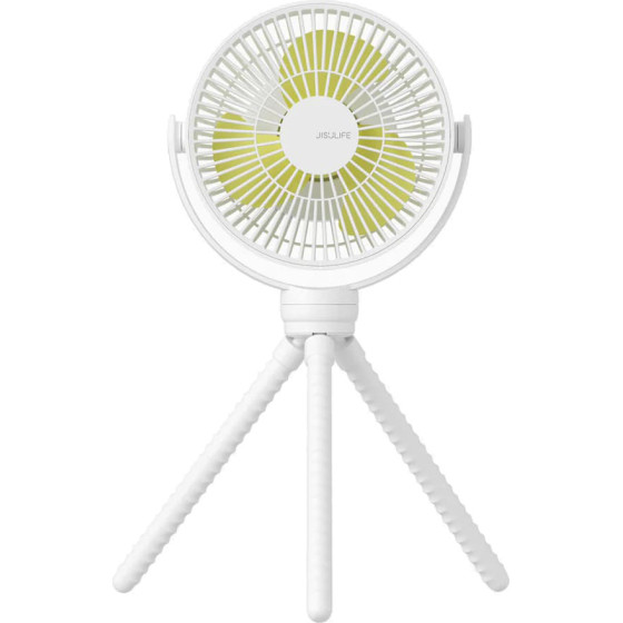 JisuLife - Premium Table Baby Fan Life1 (FA24) - Portable, 4000mAh, 4 Speeds - Pure White - (FA24;WHITE)
