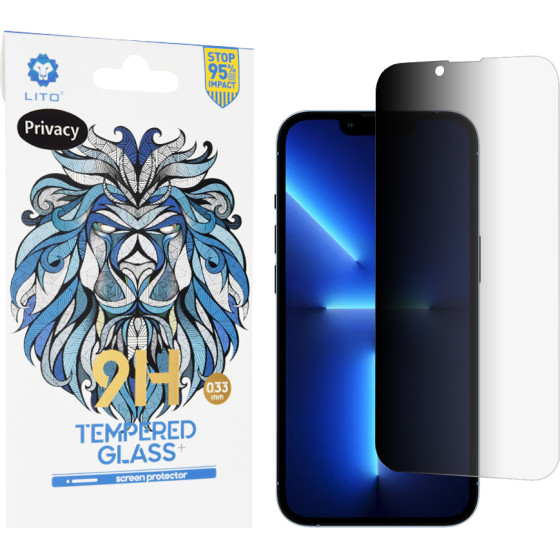 Lito - 2.5D Classic Glass - iPhone 13 Pro Max / iPhone 14 Plus - Privacy