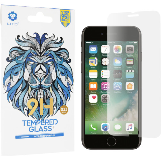 Lito - 2.5D Classic Glass - iPhone 6 / 6s / 7 / 8 / SE 2, SE 2020 / SE 3, SE 2022 - Clear