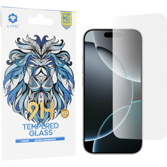 Lito - 2.5D Classic Glass - iPhone 16 Pro - Clear