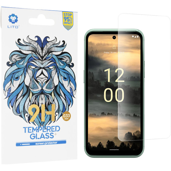 Lito - 2.5D Classic Glass - Nokia XR21 - Clear
