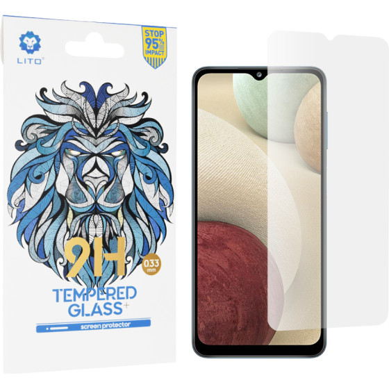 Lito - 2.5D Classic Glass - Samsung Galaxy A02 / M02 / A12 / A12 Nacho / F12 / M12 / A32 5G - Clear