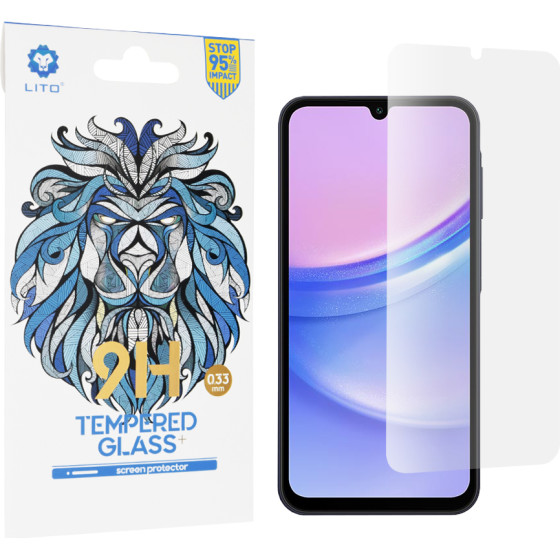 Lito - 2.5D Classic Glass - Samsung Galaxy A15 4G / A15 5G / M15 - Clear