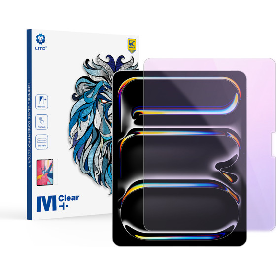 Lito - 2.5D Classic Glass Anti-Blue Light - iPad Pro 13 (2024) - Clear