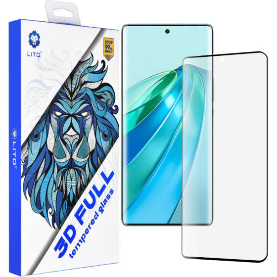 Lito - 3D Full Cover - Honor X9a - Black