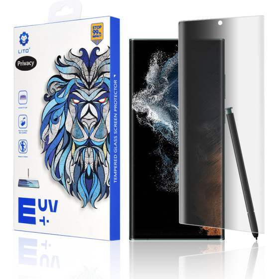Lito - 3D UV Glass - Samsung Galaxy S22 Ultra 5G - PRIVACY