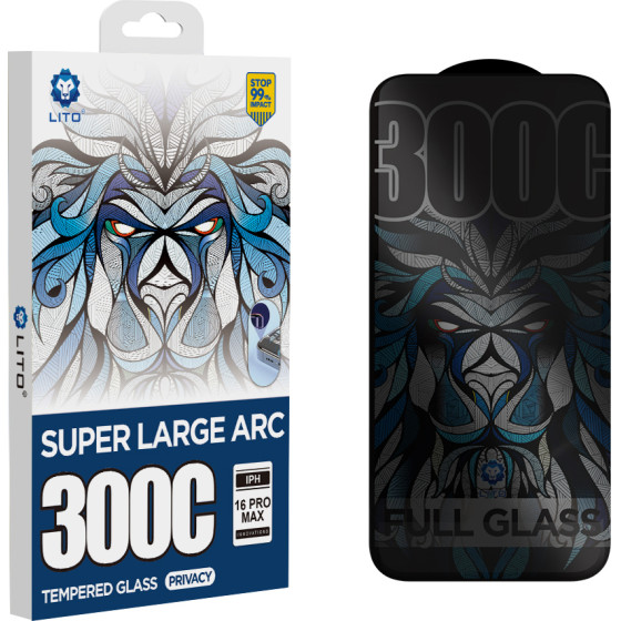 Lito - D+ Max Privacy 300C - iPhone 16 Plus - Black