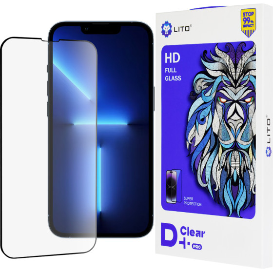 Lito - D+ Pro Clear - iPhone 13 Pro Max / iPhone 14 Plus - Black