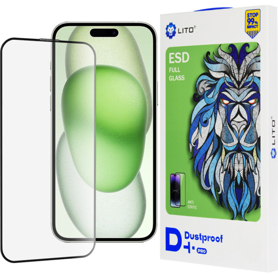 Lito - D+ Pro Dustproof - iPhone 15 Plus - Black