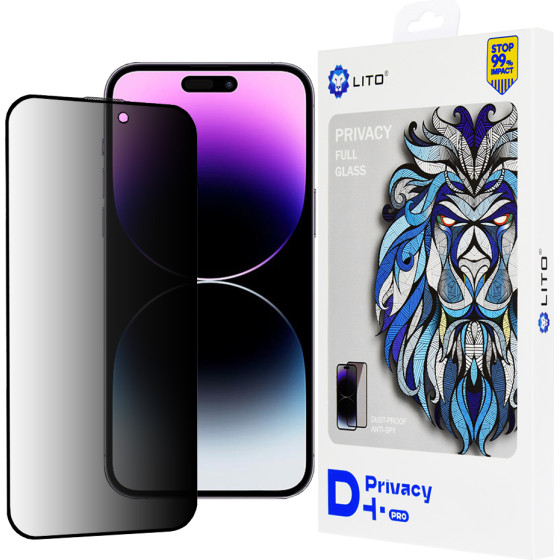 Lito - D+ Pro Privacy - iPhone 14 Pro Max - Black