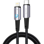 Lito - Data Cable (LD10) - Type-C to Lightning Fast Charging 30W, with LED, 1.2m - Black