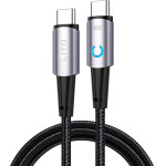 Lito - Data Cable (LD10) - Type-C to Type-C Fast Charging 60W, with LED, 1.2m - Black