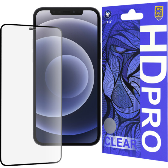 Lito - HD Pro Clear - iPhone 12 / iPhone 12 Pro - Black