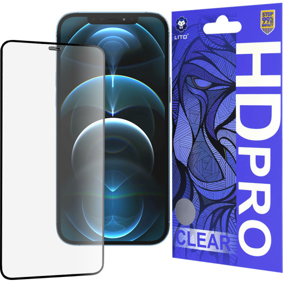 Lito - HD Pro Clear - iPhone 12 Pro Max - Black