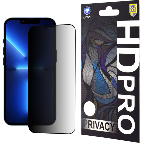 Lito - HD Pro Privacy - iPhone 13 Pro Max / iPhone 14 Plus - Black