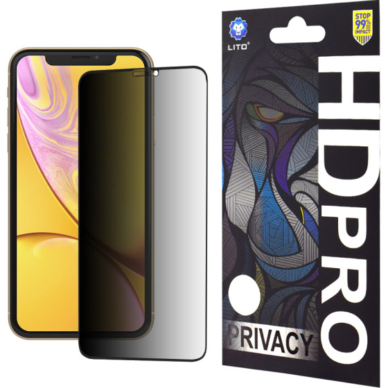 Lito - HD Pro Privacy - iPhone XR / iPhone 11 - Black