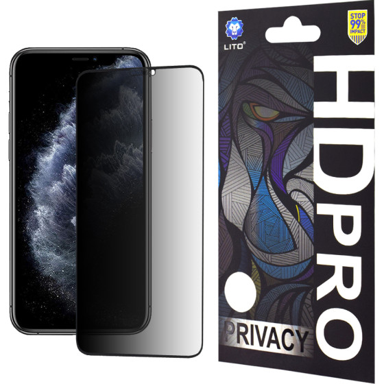 Lito - HD Pro Privacy - iPhone XS Max / iPhone 11 Pro Max - Black