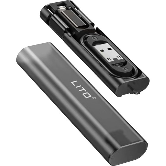 Lito - Mini Storage Box (LM01) - Multifunctional, Compact & Portable - Black