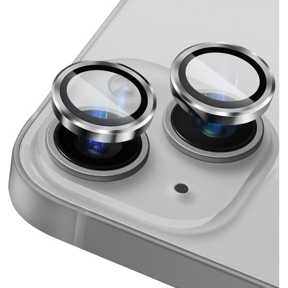 Lito - S+ Camera Glass Protector - iPhone 14 / iPhone 14 Plus - Silver