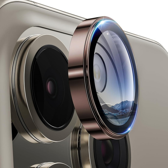 Lito - S+ Camera Glass Protector - iPhone 16 Pro / iPhone 16 Pro Max - Desert Titanium