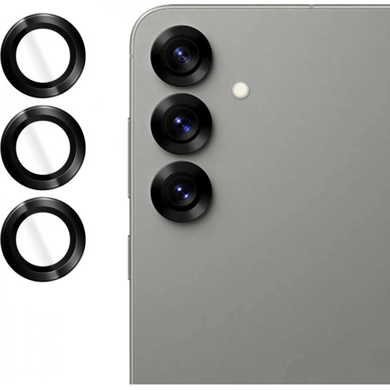 Lito - S+ Camera Glass Protector - Samsung Galaxy S25 Plus - Black