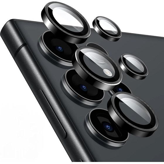 Lito - S+ Camera Glass Protector - Samsung Galaxy S25 Ultra - Black