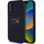 Red Bull Racing - Silicone Horizontal Centered Logo MagSafe - iPhone 16 - Navy - (RBHMP16S24SIHSRV)