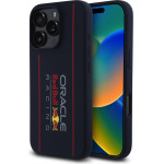 Red Bull Racing - Silicone Oversize Vertical Logo MagSafe - iPhone 16 Pro - Navy - (RBHMP16L24SIOLRV)