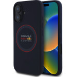 Red Bull Racing - Silicone Red Ring MagSafe - iPhone 16 Plus - Navy - (RBHMP16M24SIILVR)