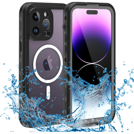 ShellBox - Waterproof IP68 Case - iPhone 14 Pro Max - Black